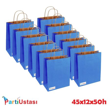 ÇANTA BÜKÜM SAPLI 45 X 12 X 50 H (25AD) MAVİ