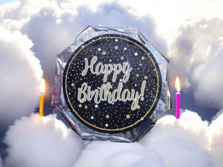 PİNYATA KATLANILABİLİR HAPPY SİYAH