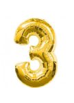34 İNC FOLYO BALON RAKAM ALTIN 3